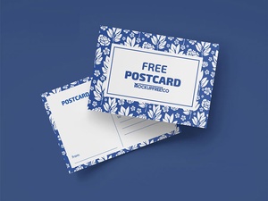 Free Postcard Mockup