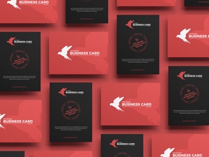 Free Pro Brand Business Card Mockup
