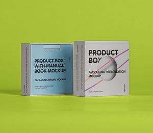 Free Product Brand Box Mockup