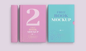 Бесплатная книга PSD Cover Mockups