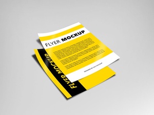 PSD Flyer Mockup Free Template