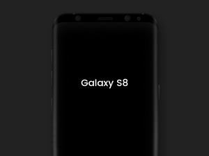Samsung Galaxy S8 Black Mockup