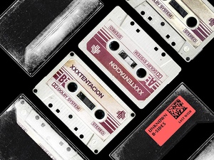 Scratched Dusty 80’s Cassette Tape Mockup