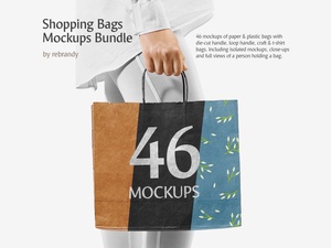 Shopping Bag Mockup Bundle