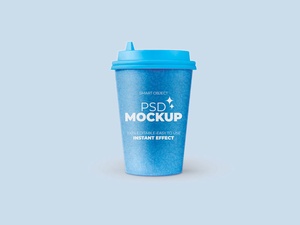 Free Single Coffee Cup Mockup
