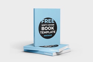 Free Soft Cover Book Mockups