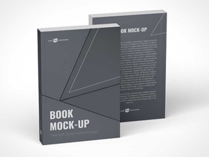 SoftCover Book Front & Back Psd Mockups