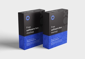 Free Software Box Mockups