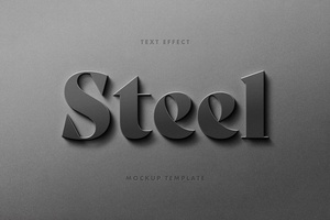Free Steel Logo Mockup