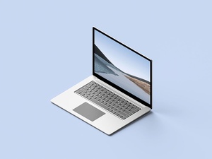 Free Surface Laptop Mockup