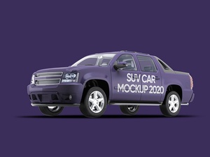 SUV Car Mockup 2020