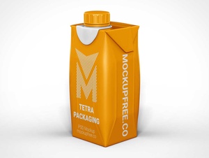Tetra Juice Box Pack PSD Mockups