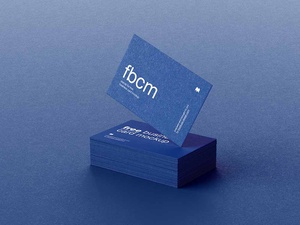 Free Textured Business Card Mockups
