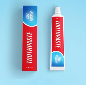 Mockup de pasta de dientes gratis PSD