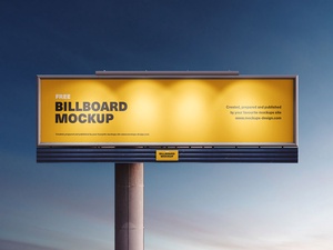 Kostenloser Twilight Billboard Mockup