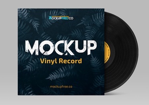 Free Vinyl Record Mockups
