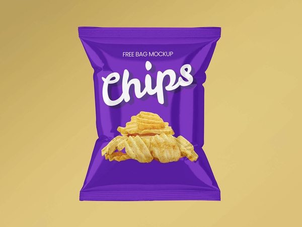 Chips Packet / Snack Packaging Mockup Set | Free PSD Templates