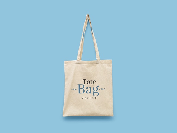 Hanging & Floating Tote Shopping Bag Mockup Set | Free PSD Templates