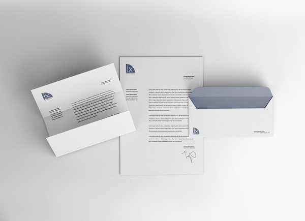 Letterhead & Envelope Mockup | Free PSD Templates