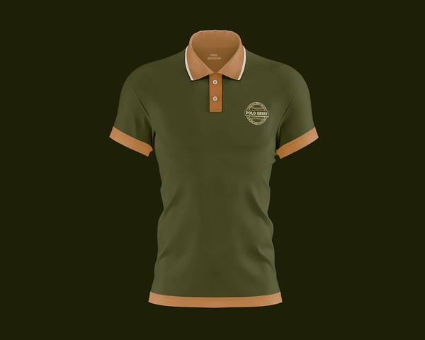 Polo Short Sleeves T-Shirt Mockup Set | Free PSD Templates
