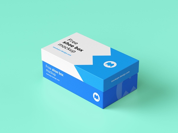 Shoe Box Packaging Mockup Set | Free PSD Templates
