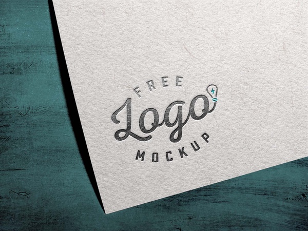 Gold / Silver Foil Textured Card Logo Mockup | Free PSD Templates