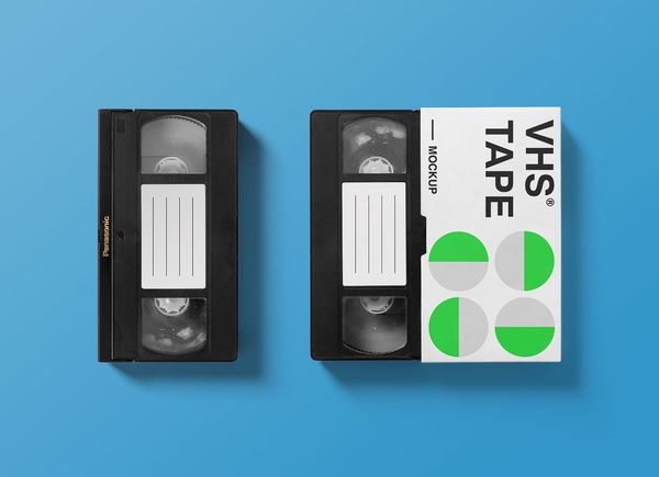 Vhs Tape Packaging Mockup Free Psd Templates