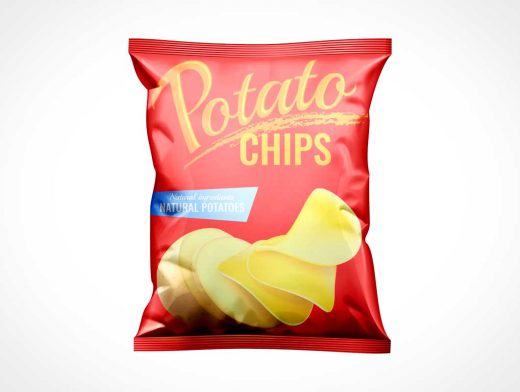 Foil Chip Bag PSD Mockups | Free PSD Templates