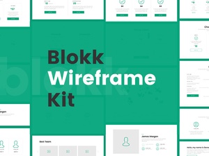 Blokk Kit: Smart Hi-Fi Wireframe Screens
