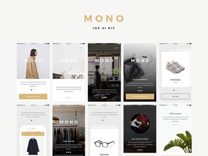 Образцы комплекта пользовательского интерфейса Mono iOS