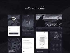 Kit d’interface utilisateur monochrome