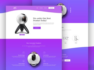 360 Degree Product Landing Page