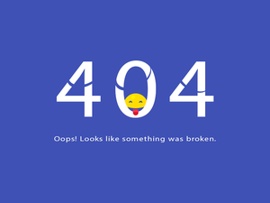 Page d’erreur 404