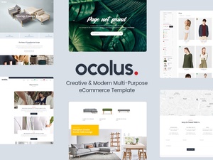 Ocolus Creative & Modern Multi-Purpose E-commerce Template Sample