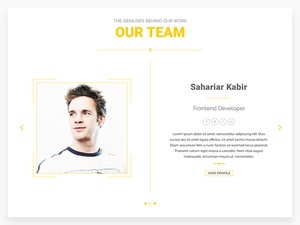 Our Team Page Template