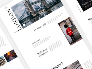 Travel Website Template | London The City