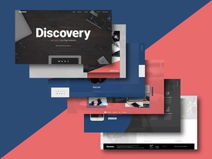 Discovery One Page Website Template