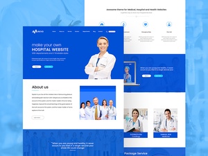 Doctor Consulting Website-Vorlage