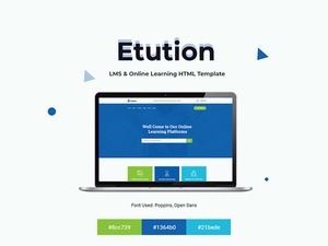 LMS - Шаблон онлайн-обучения (ru) Этюция