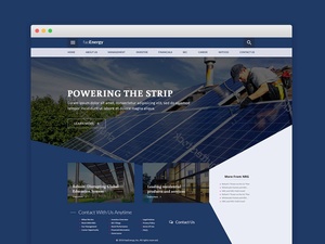 FaoEnergy Website-Vorlage