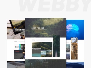 Modèle de site Webby
