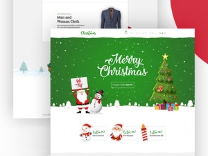 Site Web de vente de Noël