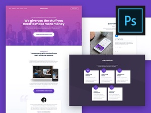 Landing Page Template For Designers & Agencies