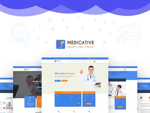Modèle médical de site Web