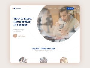 Invest Academy Landing Page Template