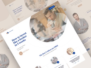 Investment Landing Page Template