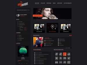 MyMusique Website-Vorlage