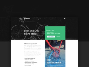 Интернет-магазин для велосипедов