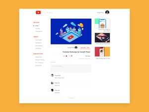 Youtube – Material Design Redesign