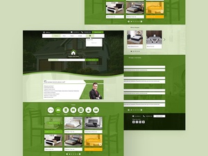 Modèle de site Web de magasin pour des meubles
